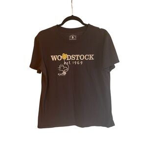 Peanuts Grey T-Shirt with Yellow Graphic